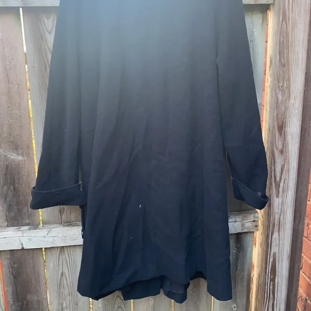 Wool trench coat sz. M